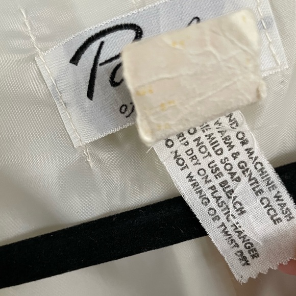 Vintage Paul of California White Mid Length Dress, Sz 18 - Picture 7 of 16